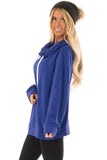 Long Sleeve Hoodie with Rope Drawstring