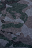 Crew Neck Star Print T-shirt with Pocket