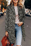 Print Lapel Coat