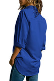 Stylish Button Detail Long Sleeve Blouse