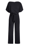 Oh So Glam Belted Wide Leg Jumpsuit