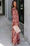 Wild Lotus Ruffle Tiered Maxi Dress