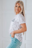 GOOD VIBES Leopard Print Tee