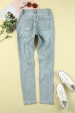 Vintage Wash Distressed Boyfriend Jeans