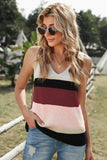Color Block Knitted Sweater Vest