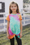 Twisted Tie-dye Little Girls T-shirt