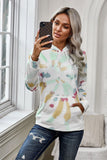 Tie Dye Pattern Hoodie