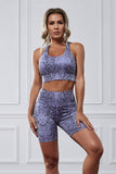 Animal Yoga Activewear Fitness Shorts Set