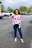 Bring on The Floral Off The Shoulder Top