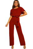 Oh So Glam Belted Wide Leg Jumpsuit