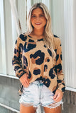 Print Long Sleeve Loose Top