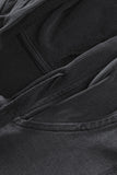 Zipped Front Stitching Hooded Sweatshirt