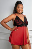 Lace See-through Plus Size Chemise