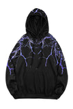 Lightning Men's Hooded Sweatshirt with Kangaroo Pocket