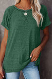 Heathered Round Neck T-shirt