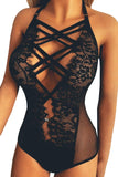 Strappy Lace Goth Teddy