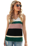 Color Block Knitted Sweater Vest