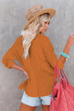 Brown Textured Buttons Pocketed Shirt