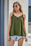 Eyelash Lace Trim Cami Tank
