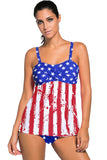 Gradient Color Tummy Control Tankini