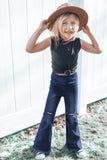 Little Girls' Distressed Bell Bottom Jeans