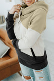 Colorblock Pocketed Hoodie