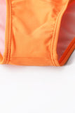 Pom Pom Mesh Insert High Waist Bikini