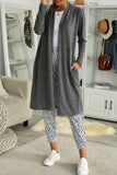 Slouchy Pocketed Knit Longline Cardigan