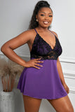 Lace See-through Plus Size Chemise