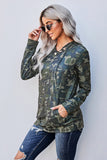 Print Kangaroo Pocket Hoodie