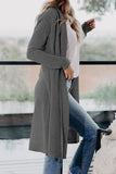 Slouchy Pocketed Knit Longline Cardigan