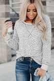 Long Sleeve Leopard Print Top