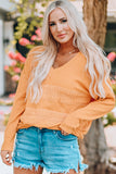 Yellow Lace Contrast Ribbed V Neck Top