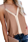 Khaki Bold Beautiful Racerback Tank