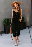 Pocketed Knit Jumpsuit