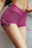 Side Drawstring Anti Cellulite High Waist Scrunch Butt Lift Shorts
