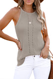 Keyhole Knit Tank Top