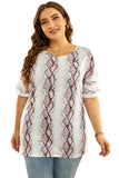 Python Print Plus Size Tee