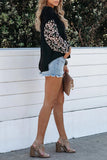 Blossom Contrast Swiss Dot Knit Top