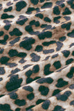 Plus Size Leopard Pullover Top with Pocket