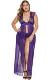 Plus Size Locked Away Lover Lingerie Gown