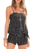 Mixed Print Tankini Swimwear