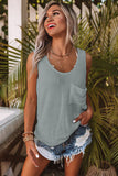 Waffle Texture Tank Top