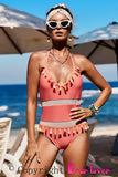 Mesh Patchwork One-piece Swimsuit