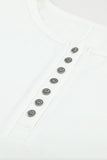 Block Buttoned Henley Top