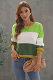 Pullover Colorblock Winter Sweater