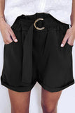 Casual Paper Waist Shorts