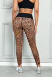Mocha Leopard Print Active Leggings