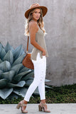 Keyhole Knit Tank Top