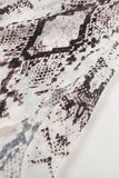 Python Print Short Sleeve Shirt    Leopard Print Short Sleeve Shirt